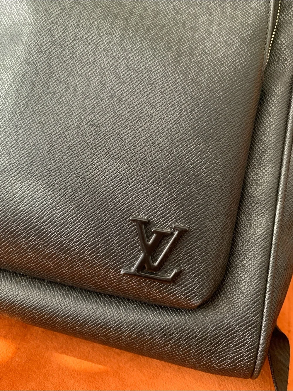 Louis Vuitton Black Men’s Leather Backpack